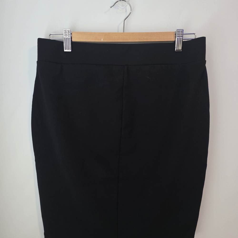 Torrid Black Lace-Up Mini Skirt Size 00 Stretch Bodycon Goth - Picture 4 of 9